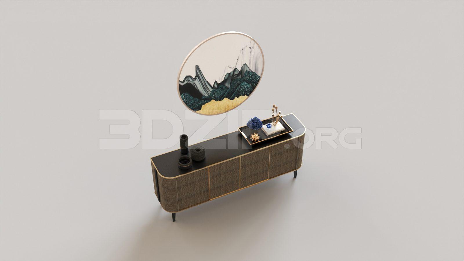 TV Cabinet — preview 1 (3dzip)