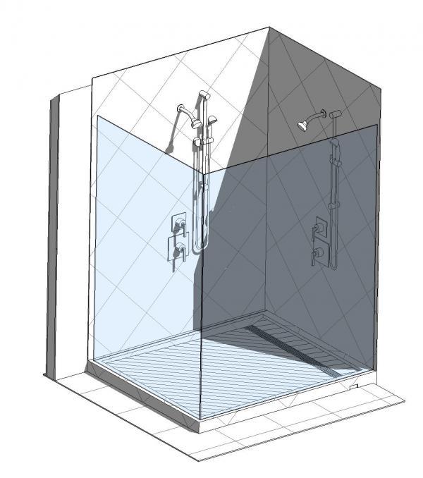 Shower - tile - parametric