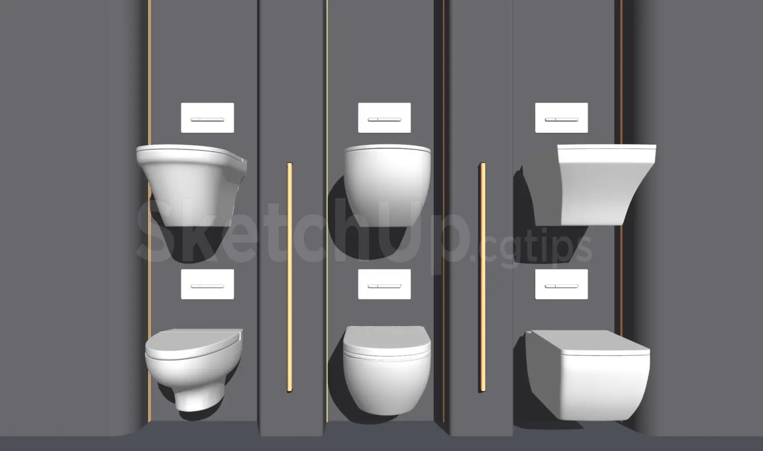 Toilet bowl — preview 1 (cgtips)