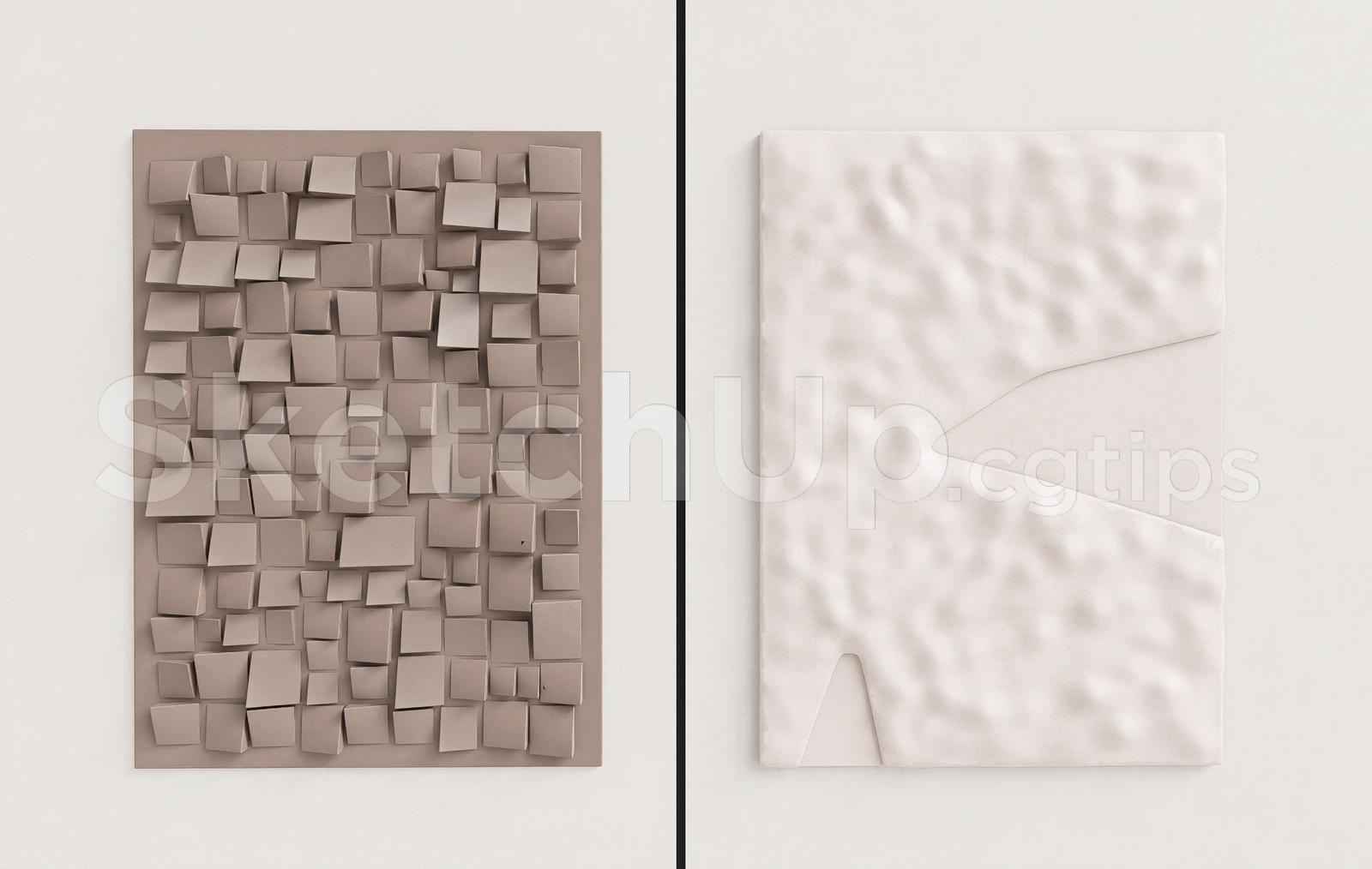 Modern 3D Wall Panel