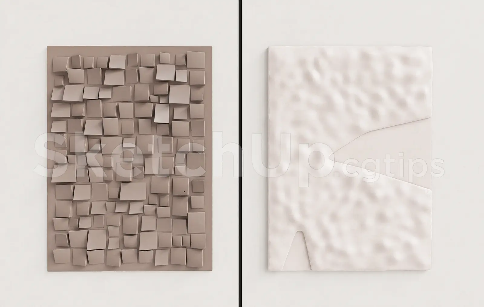 Modern 3D Wall Panel