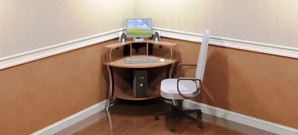 Corner Computer Table