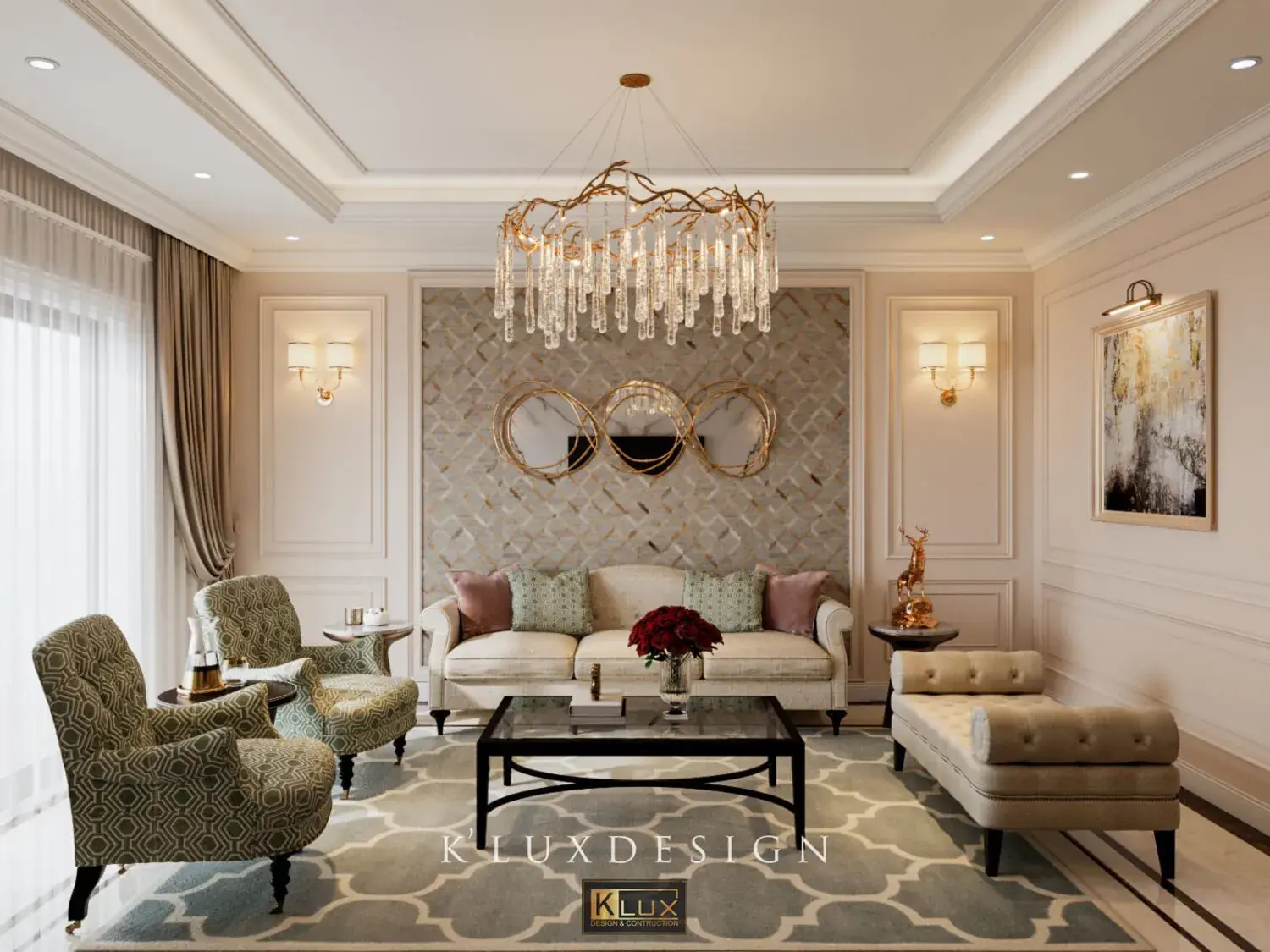 Interior Neoclassical Apartment