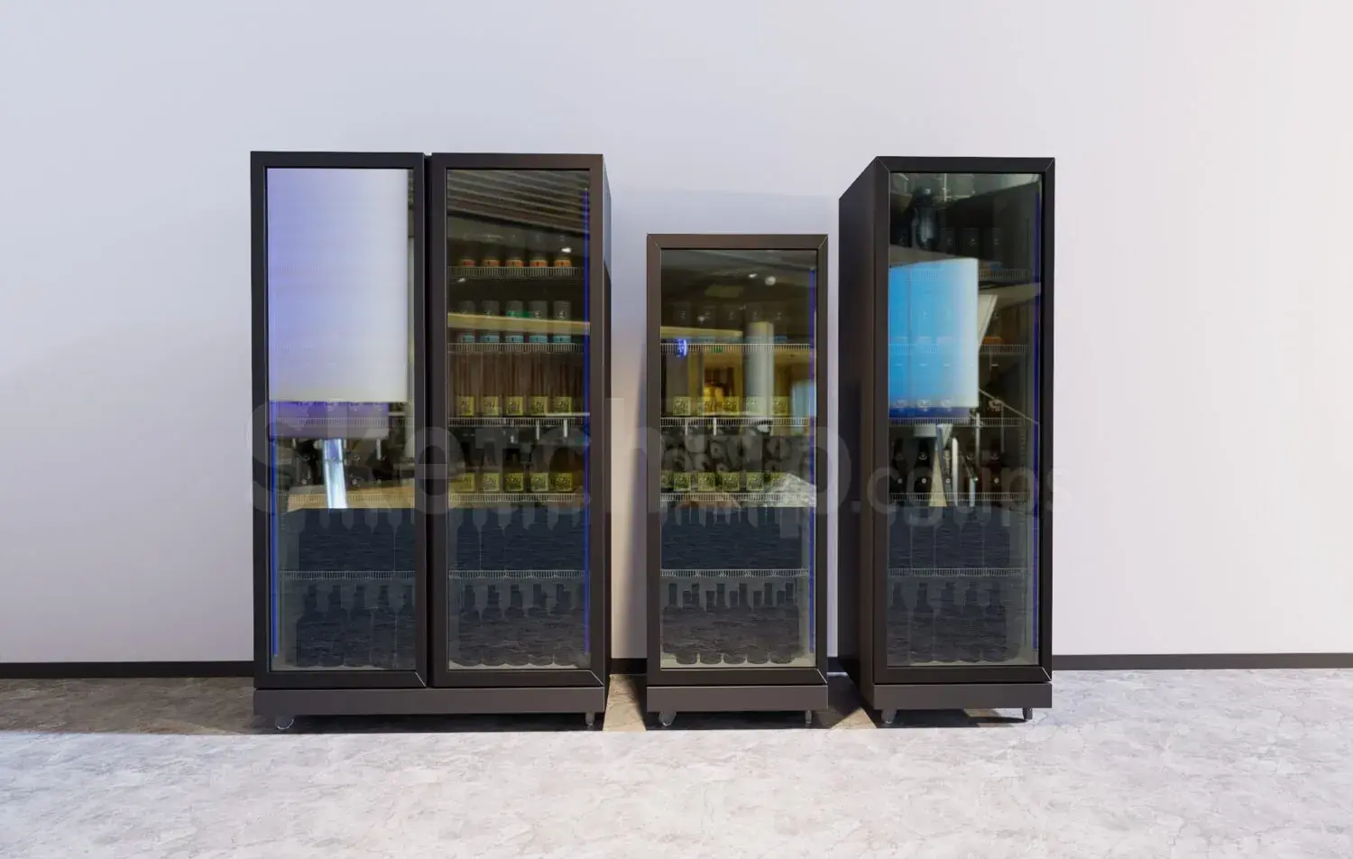 Supermarket Fridge Showcase