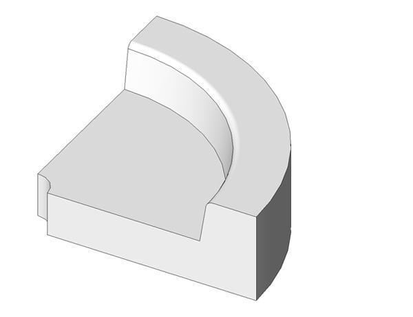 Curb_with_Gutter - Interor Curve