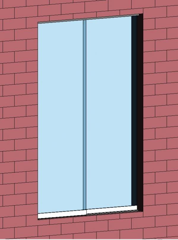 Interior Sliding Aluminum Transaction Window
