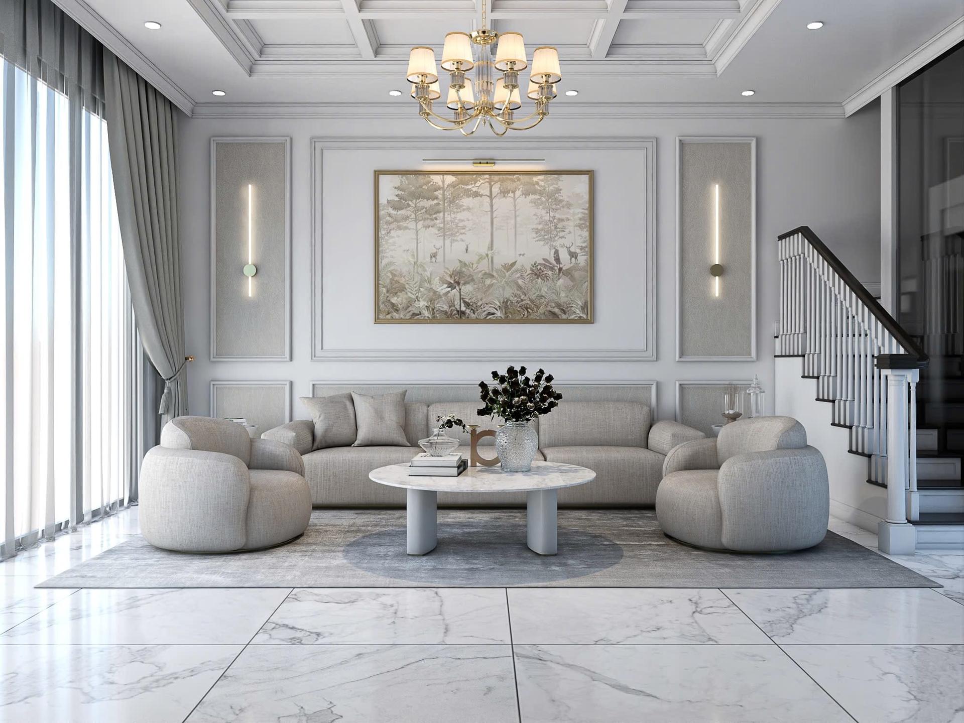 Living Room – Kitchen Interior