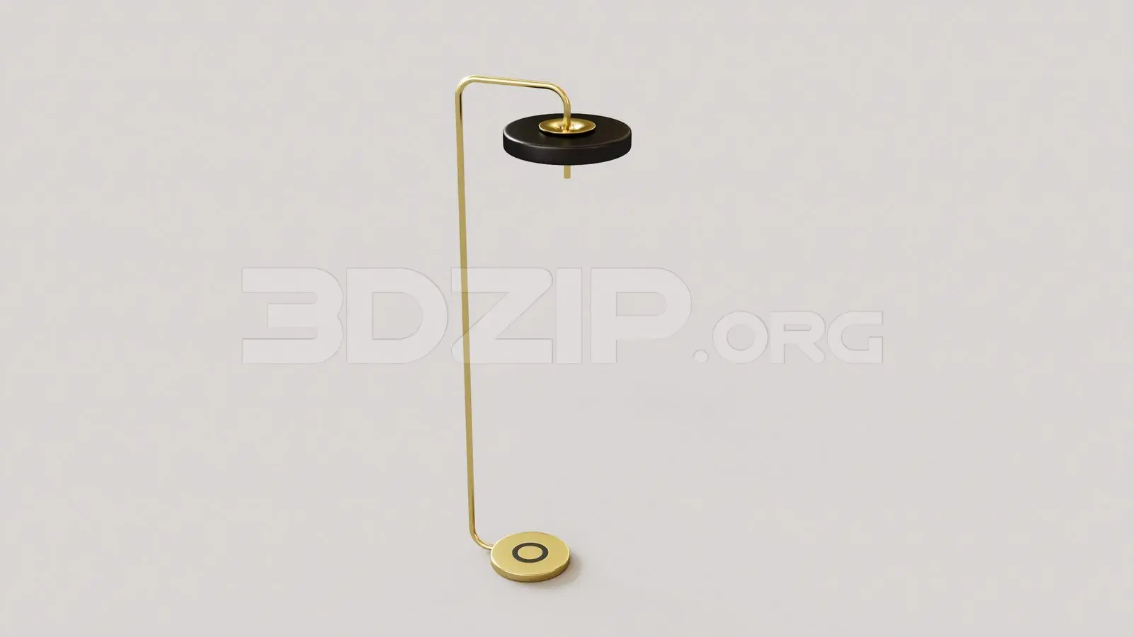 Floor Lamp — preview 1 (3dzip, CC0)