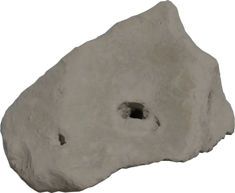 Moon Rock 7 — preview 1, by Greg Zaal, Jenelle van Heerden, Rico Cilliers (Poly Haven, CC0)