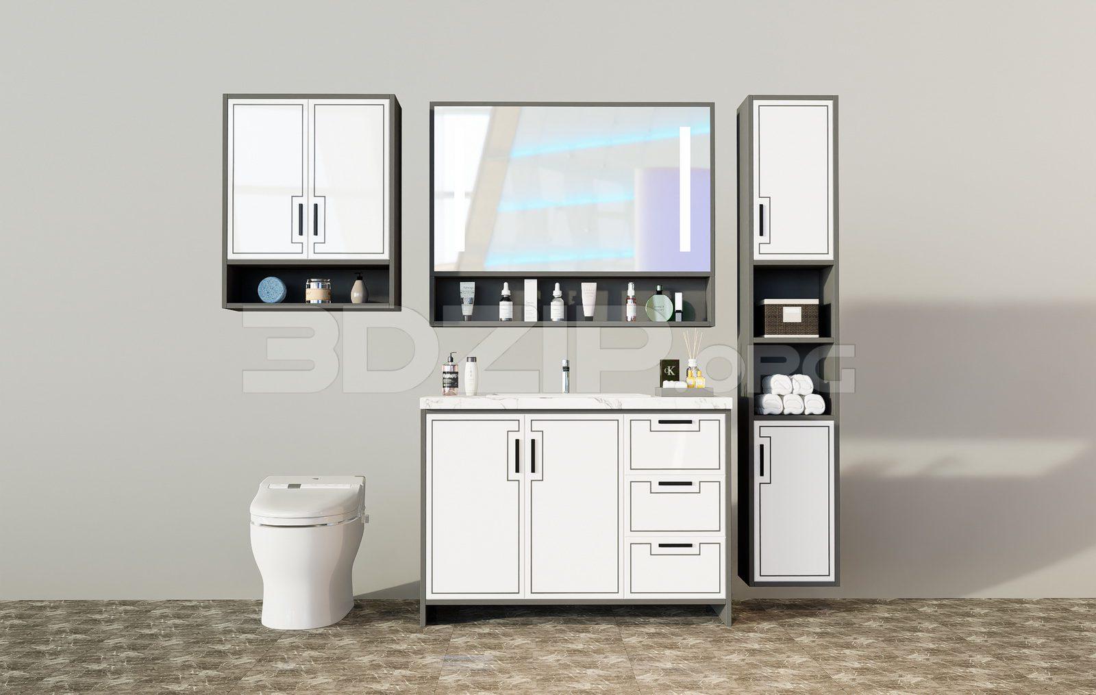 Cabinet With Washbasin