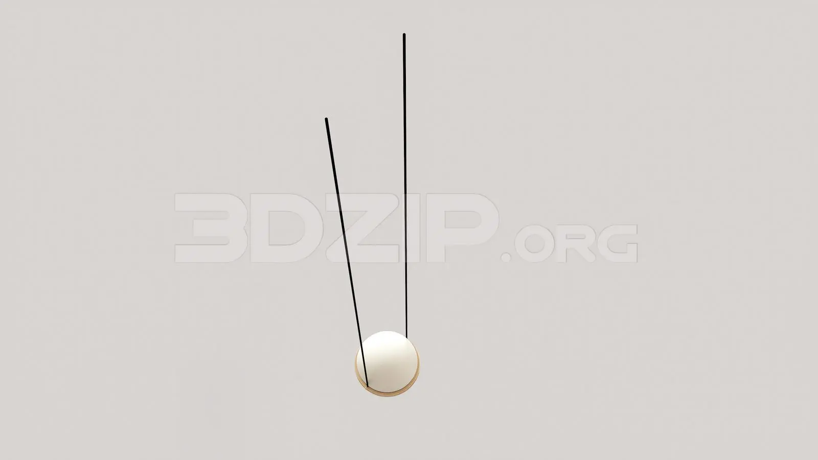 Ceiling Light — preview 1 (3dzip, CC0)