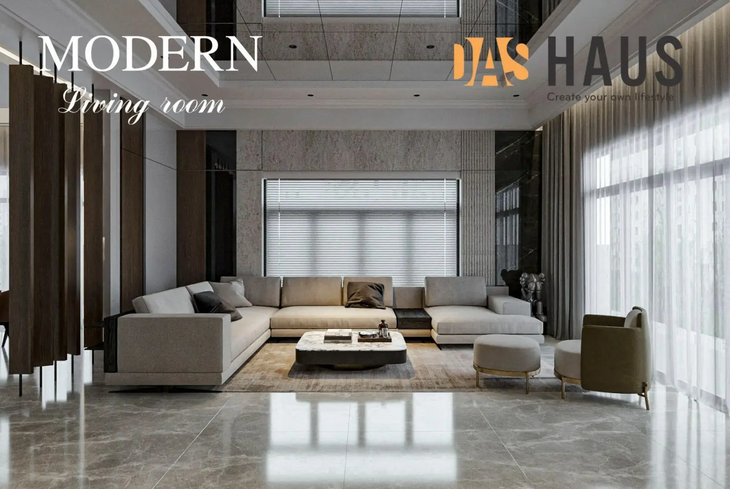 Living Room – Kitchen Interior