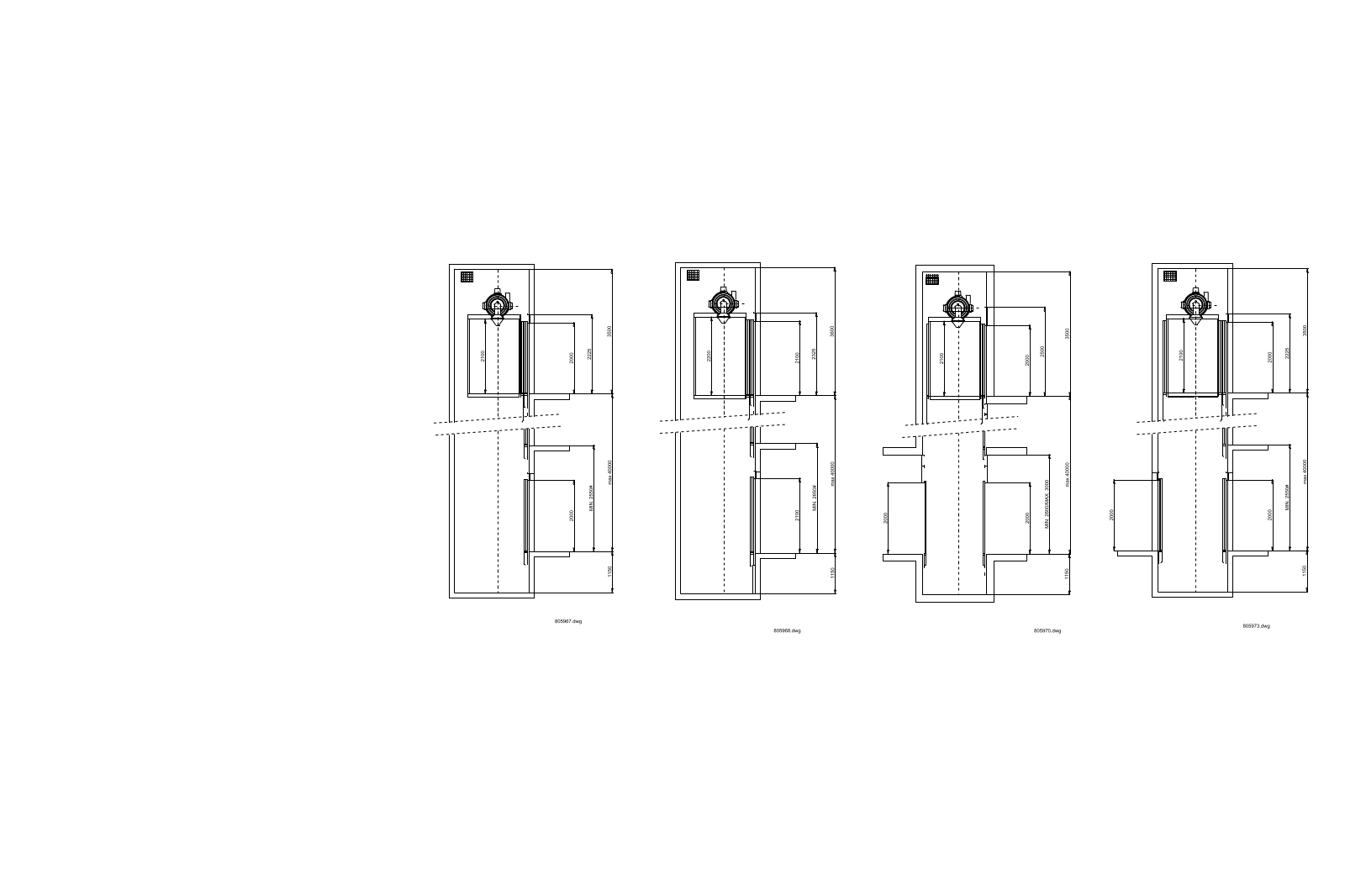Elevators Kone section cabin