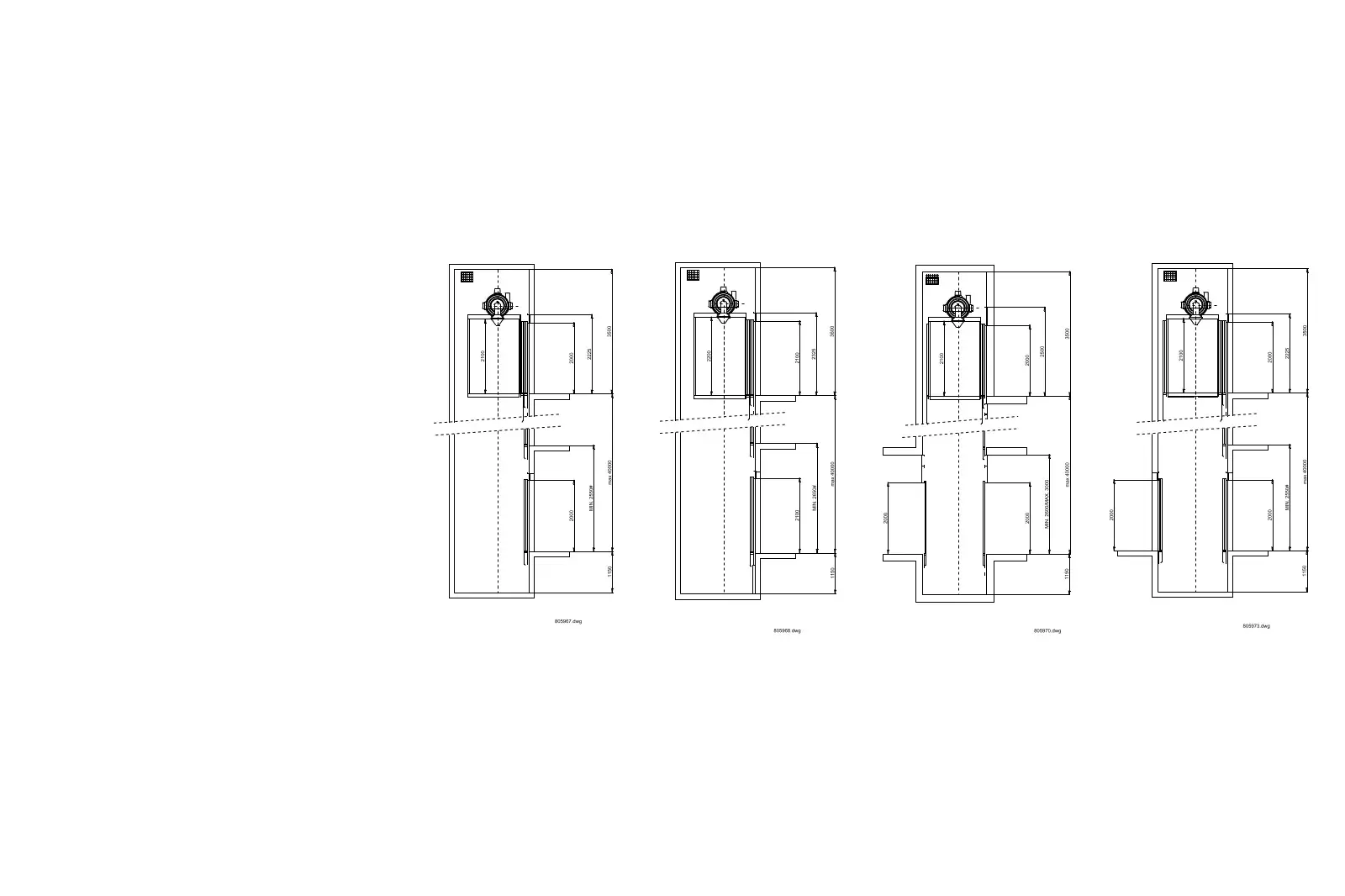 Elevators Kone section cabin