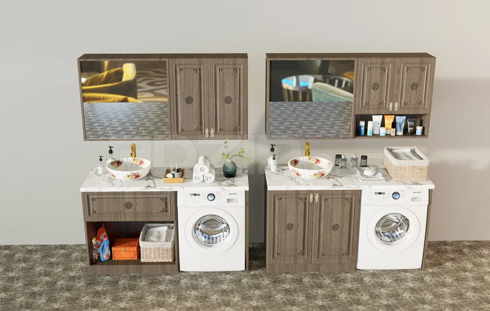 Cabinet With Washbasin