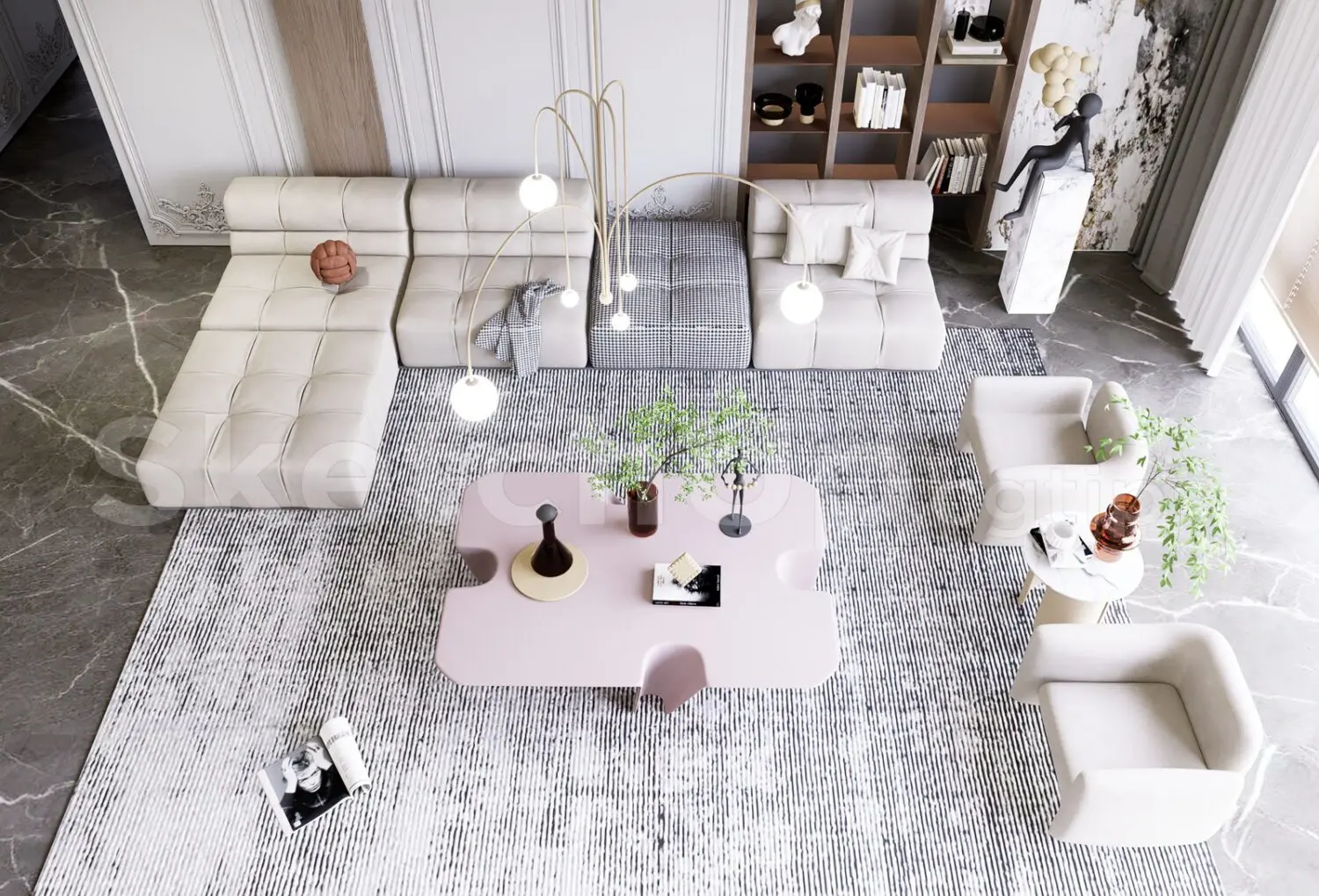 Living Room Interior — preview 1 (cgtips, CC0)