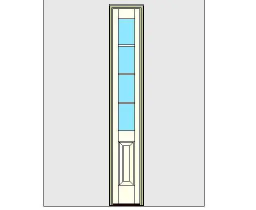 Kolbe Ultra Series Inswing Entrance Sidelite Panel-Glass Handicap Sill Units — preview 1, by Kolbe (RevitCity, CC0)