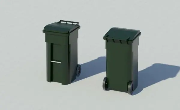 Trash Can - Trash Ben — preview 1, by bradley911 (RevitCity, CC0)