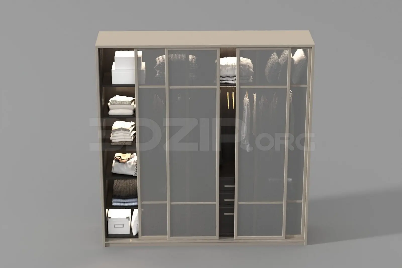 Wardrobe — preview 1, by Viet Long Lee (3dzip)