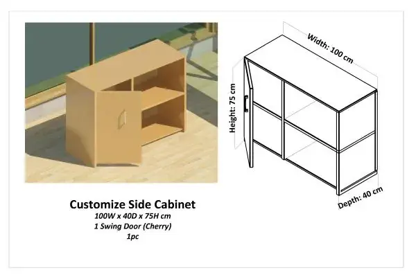 Customize Side Cabinet