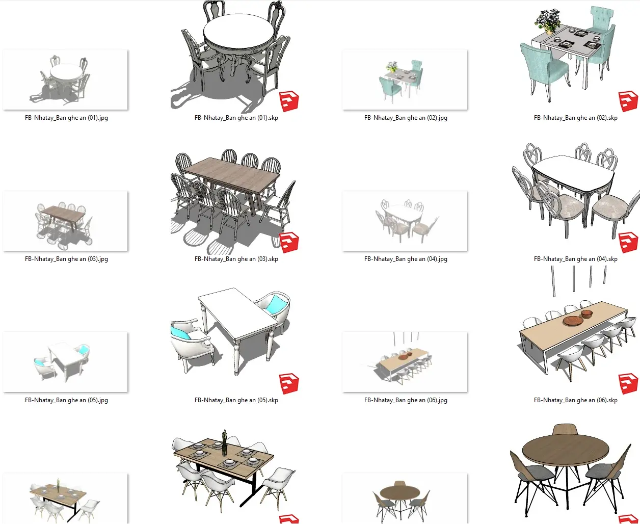 Dining Table And Chair — preview 1 (cgtips)