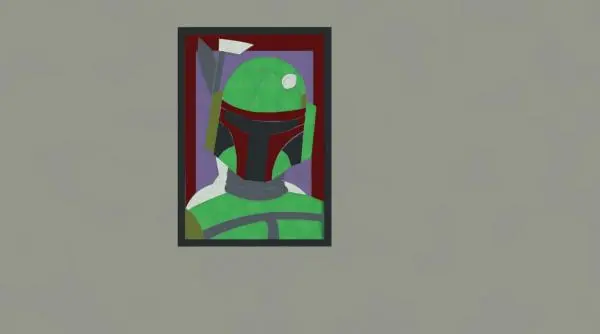 Boba Fett stainied glass window — preview 1, by deadlyz245 (RevitCity, CC0)