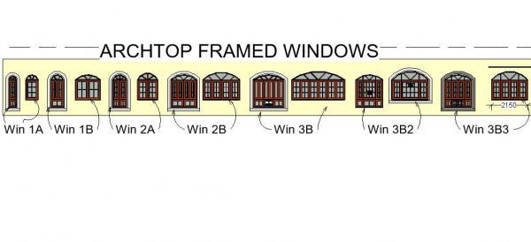Banarasi Archtop Framed Window 3B3