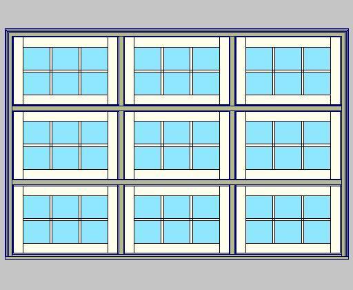 Kolbe Ultra Series Push-out Awning 3-Wide x 3-High Units