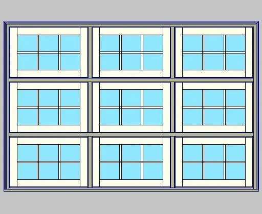 Kolbe Ultra Series Push-out Awning 3-Wide x 3-High Units