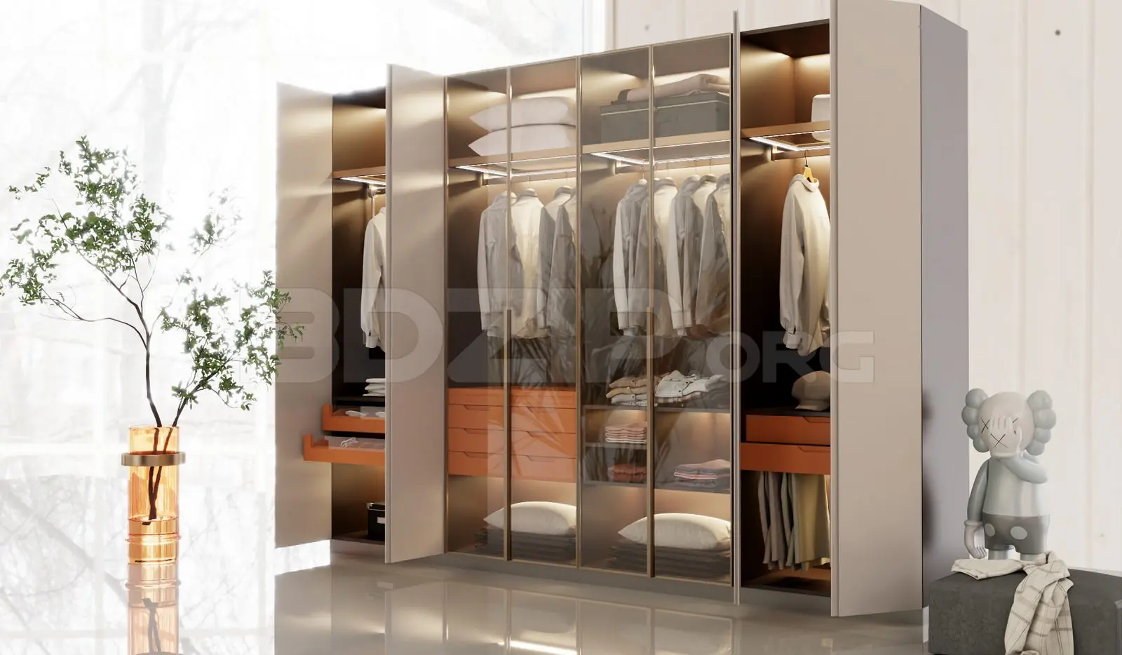 Dressing room — preview 1 (3dzip, CC0)