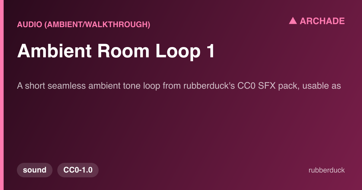 Ambient Room Loop 1