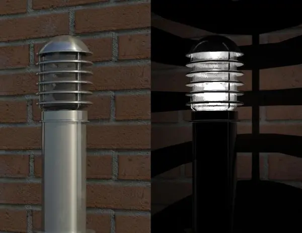 Garden Bollard Light Fixture — preview 1, by Agl Surveys (RevitCity, CC0)