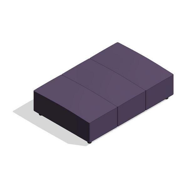 COALESSE_AWAIT - Three Section Connector Bench