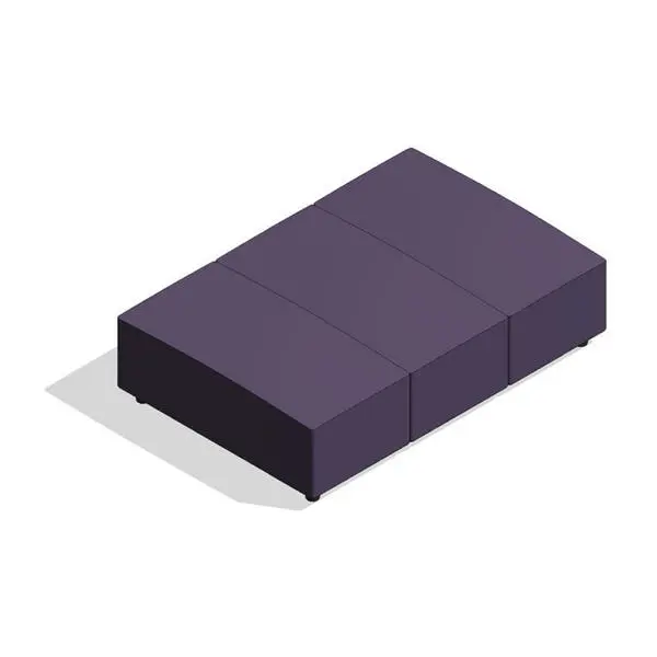 COALESSE_AWAIT - Three Section Connector Bench