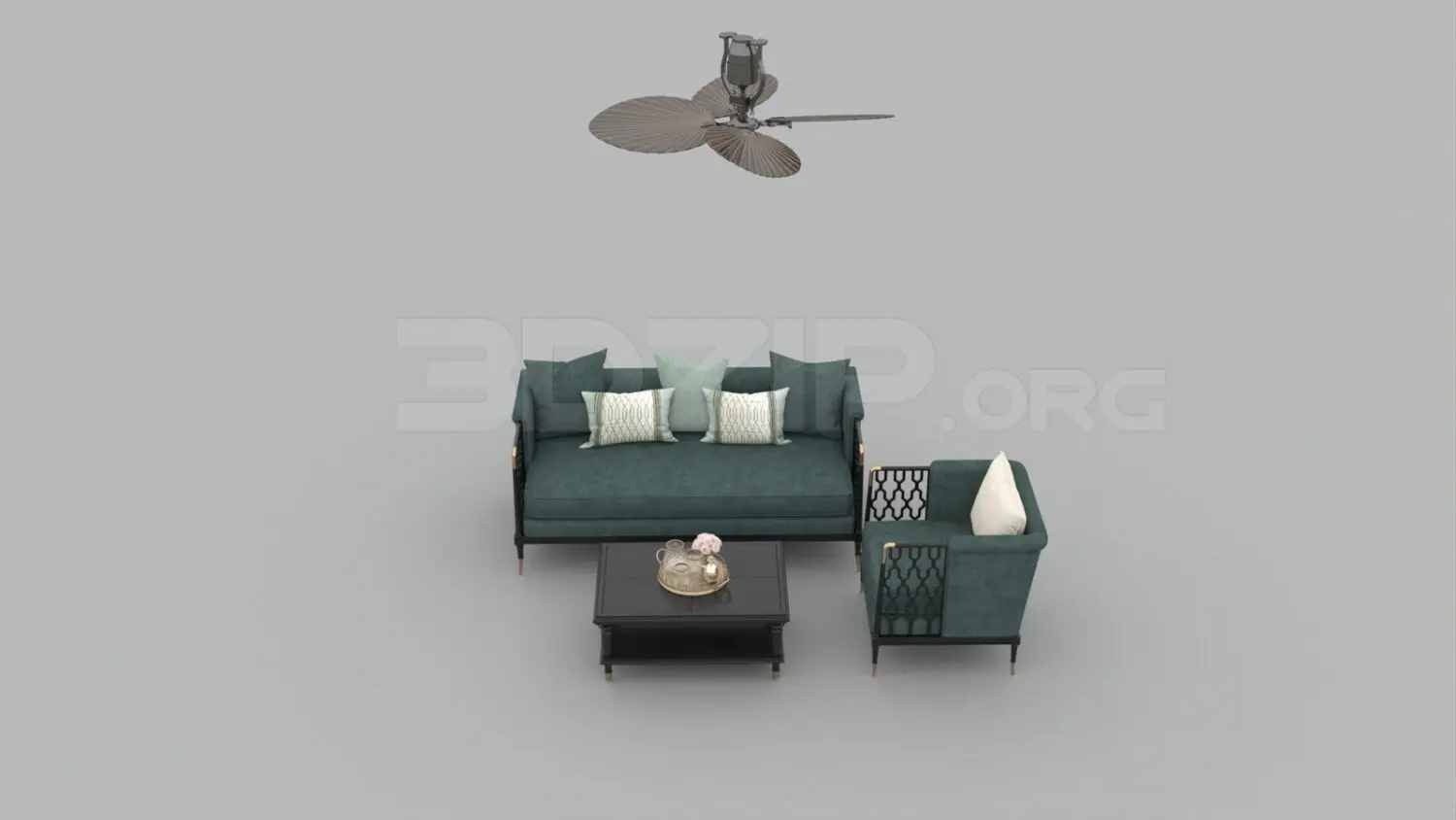 Sofa — preview 1 (3dzip, CC0)