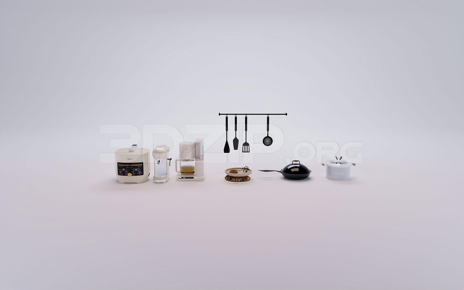 Tableware Kitchen — preview 1 (3dzip)