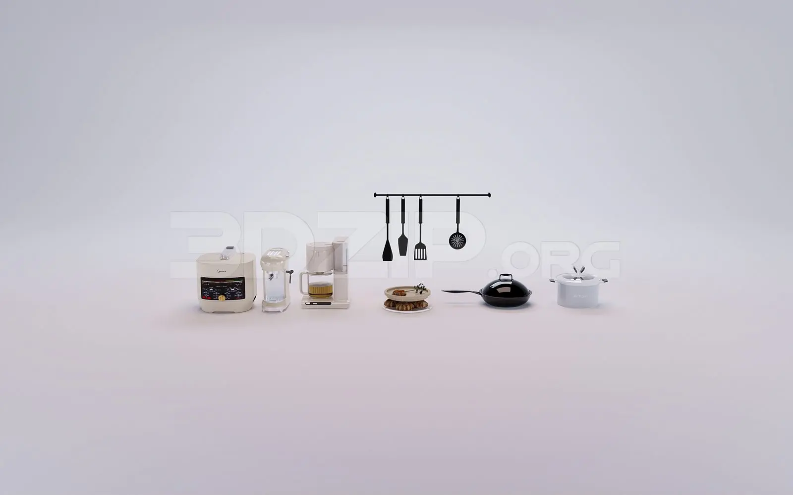 Tableware Kitchen — preview 1 (3dzip)
