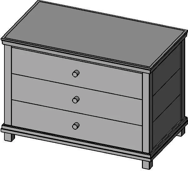Transitional Nightstand
