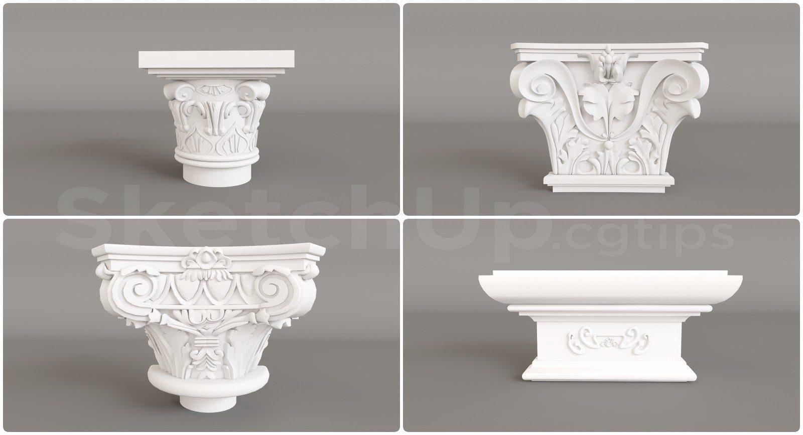 Roman column capitals