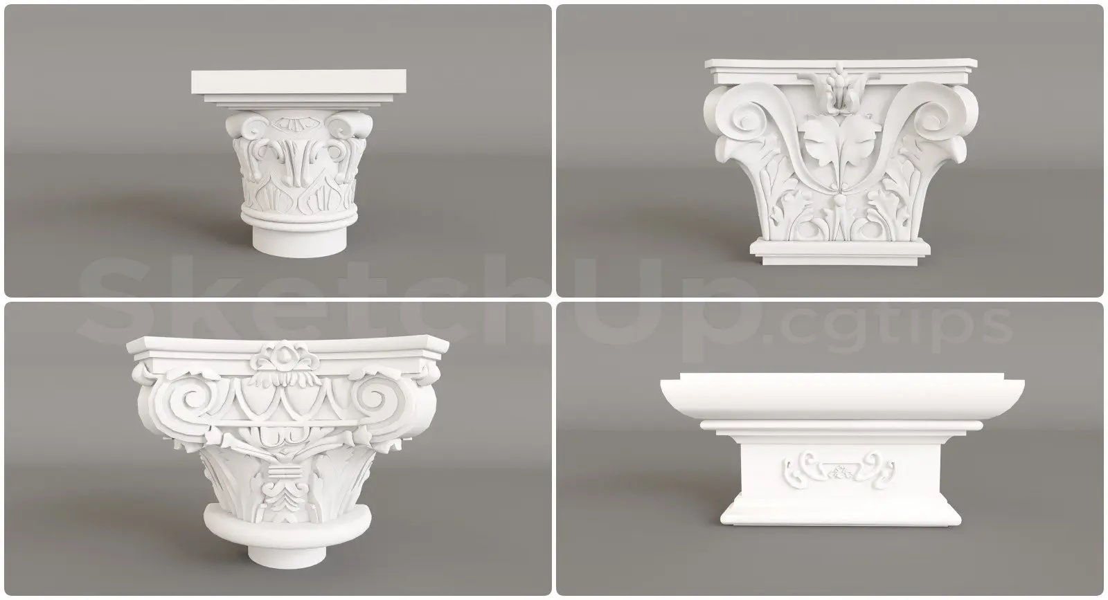Roman column capitals