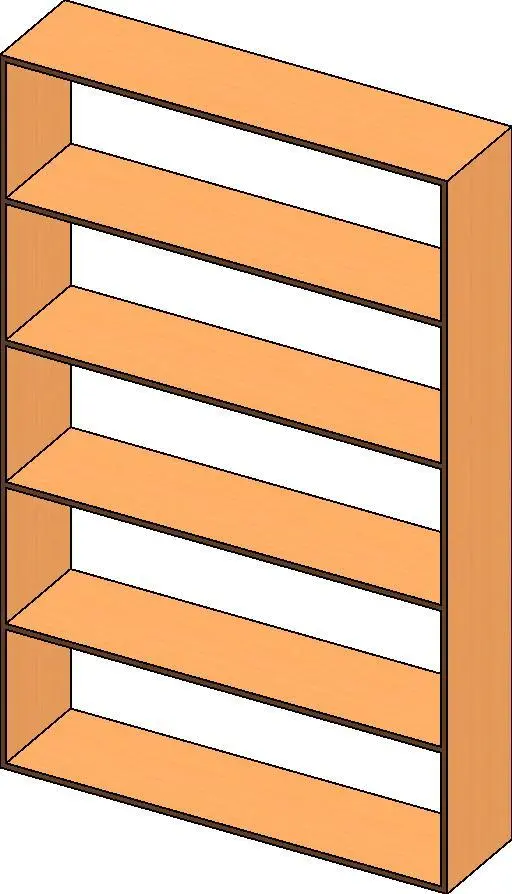 48x76x12 Book Case