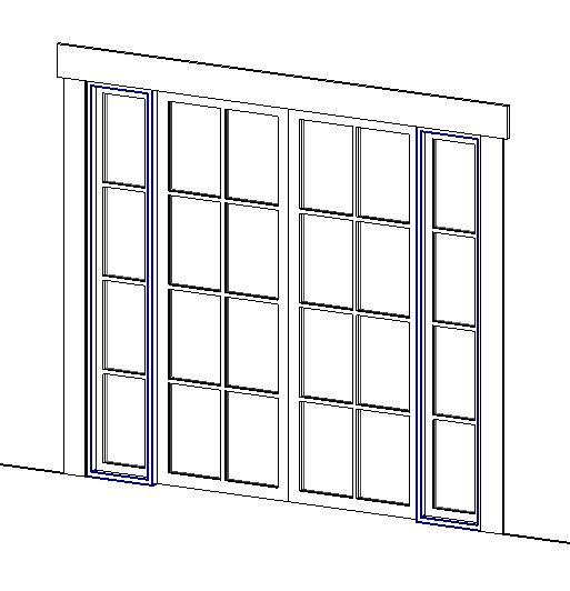 Double Door with Sidelight