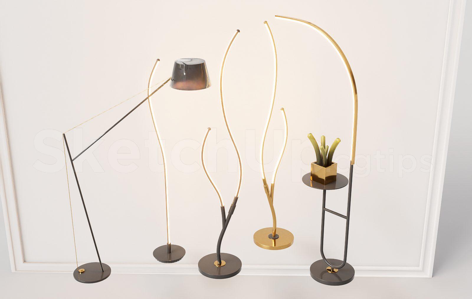 Floor Lamp — preview 1 (cgtips)