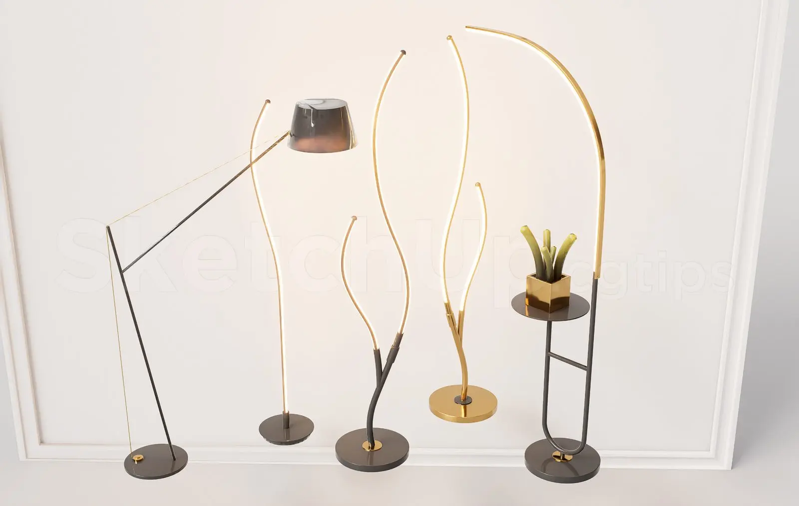 Floor Lamp — preview 1 (cgtips)
