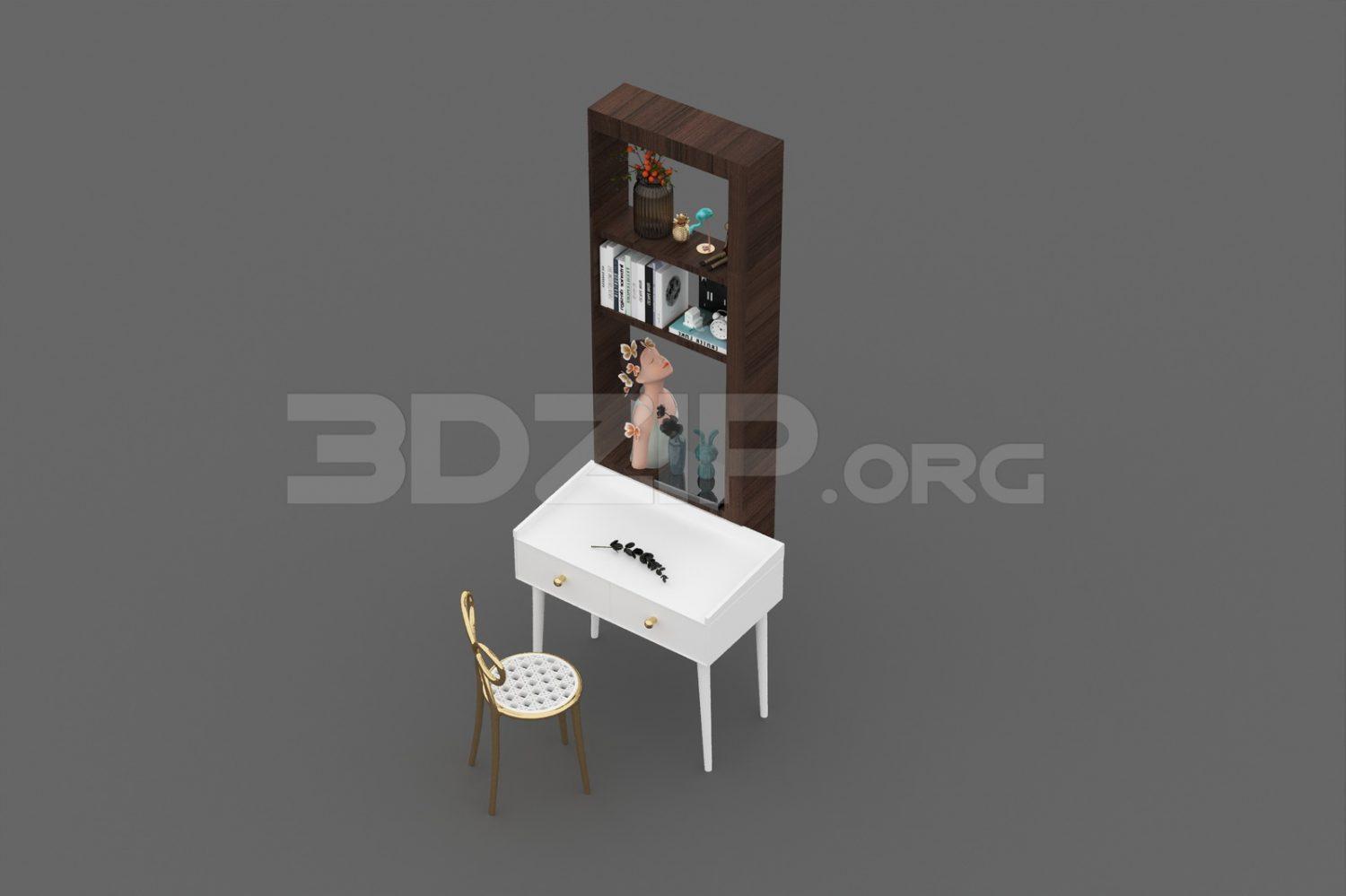Desk — preview 1 (3dzip)