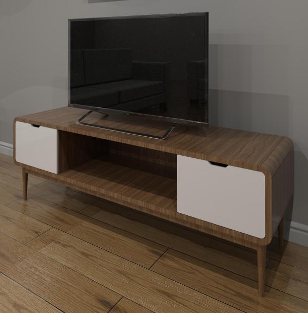 Modern Wood TV Stand