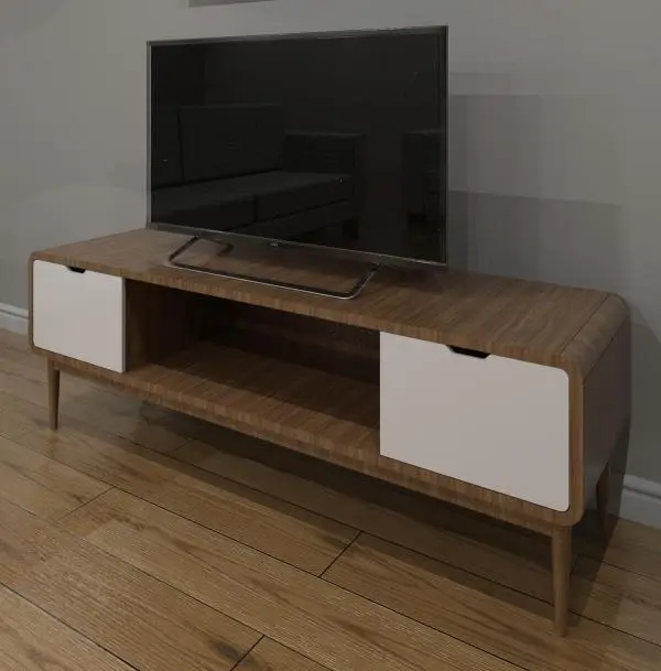 Modern Wood TV Stand