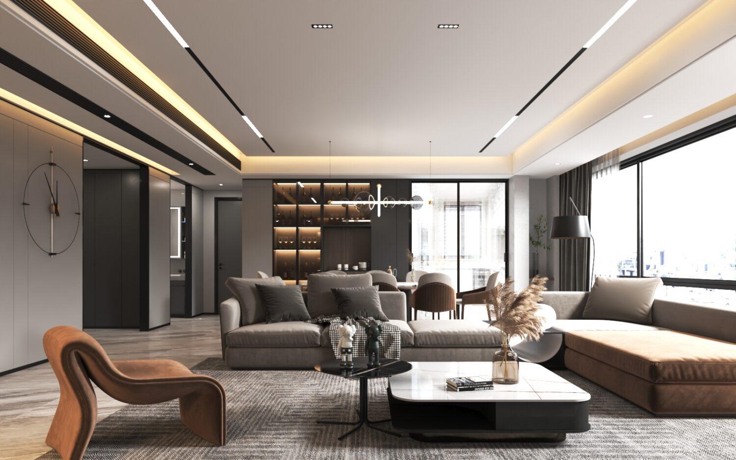 Interior Scene Model Livingroom 592