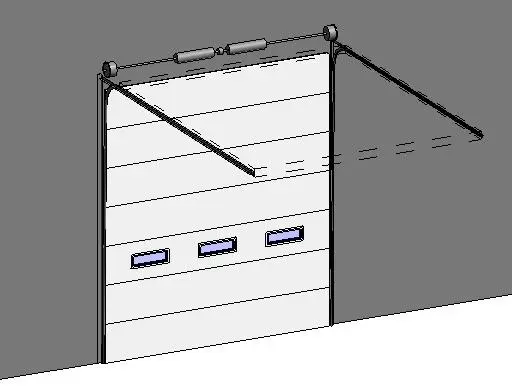 Clopay Commercial Sectional Overhead Garage Door - Model 3300 — preview 1, by Clopay Building Products (RevitCity, CC0)