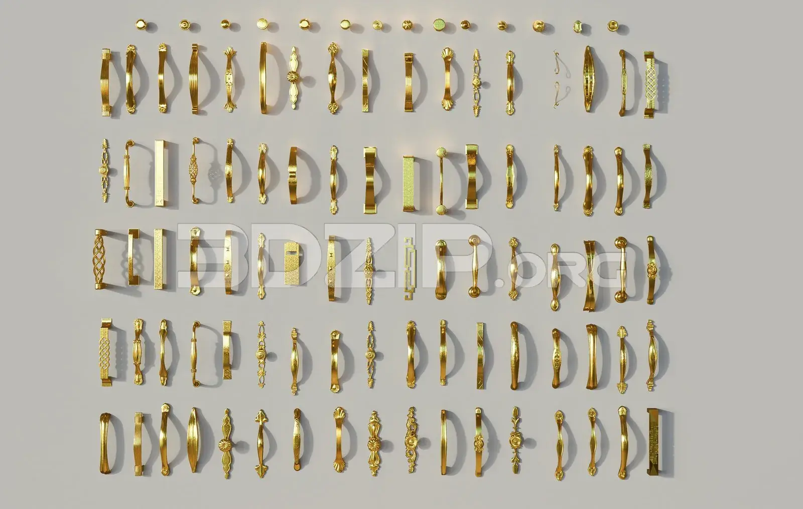 Kitchen cabinet handles